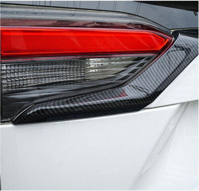 for Toyota RAV4 19-2023 Carbon Fiber Rear Door Trunk Lid Tailgate Strip Trim 1X