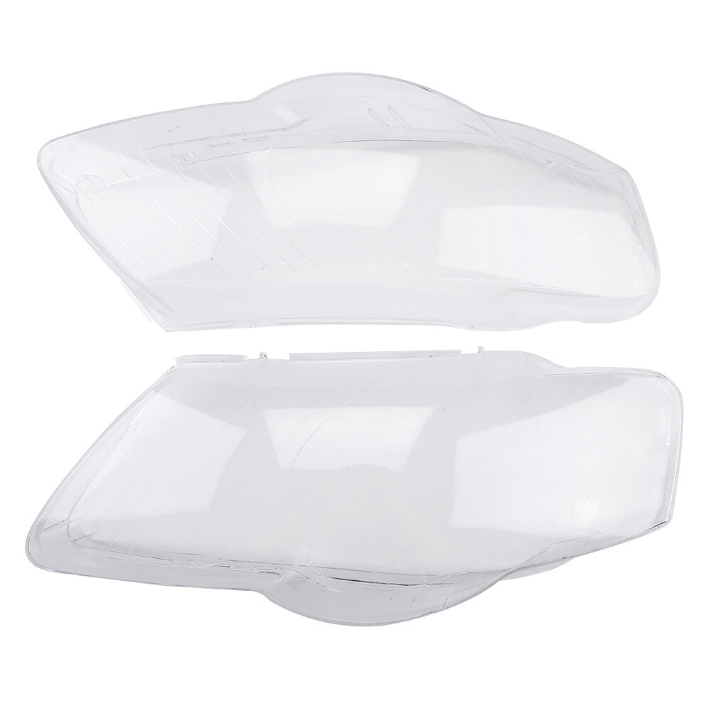 2-Piece Headlight Lens Cover for Volkswagen for Passat B6 R36 2006-2009, Transparent Cap L+R