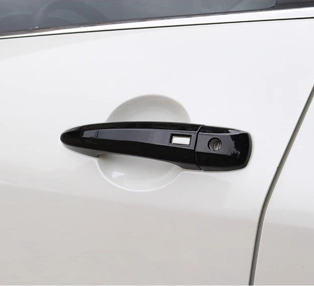 for Nissan Sentra 2020-2024 Bright black Front Car Door Handles Cover Trim 8pc