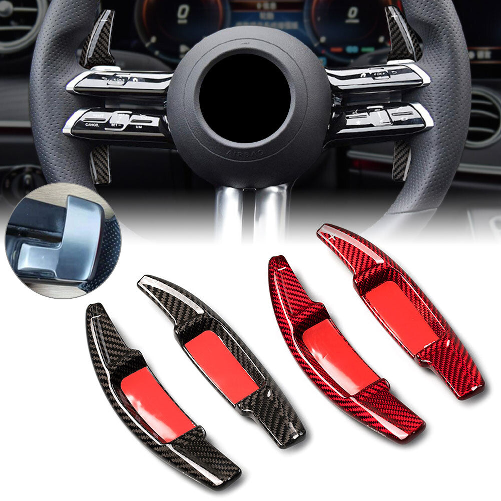 Carbon Fiber Steering Wheel Shift Paddle Extension for Benz E Class E260 2021