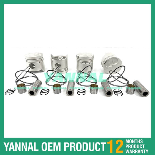 for Toyota 3B engine parts - piston with rings