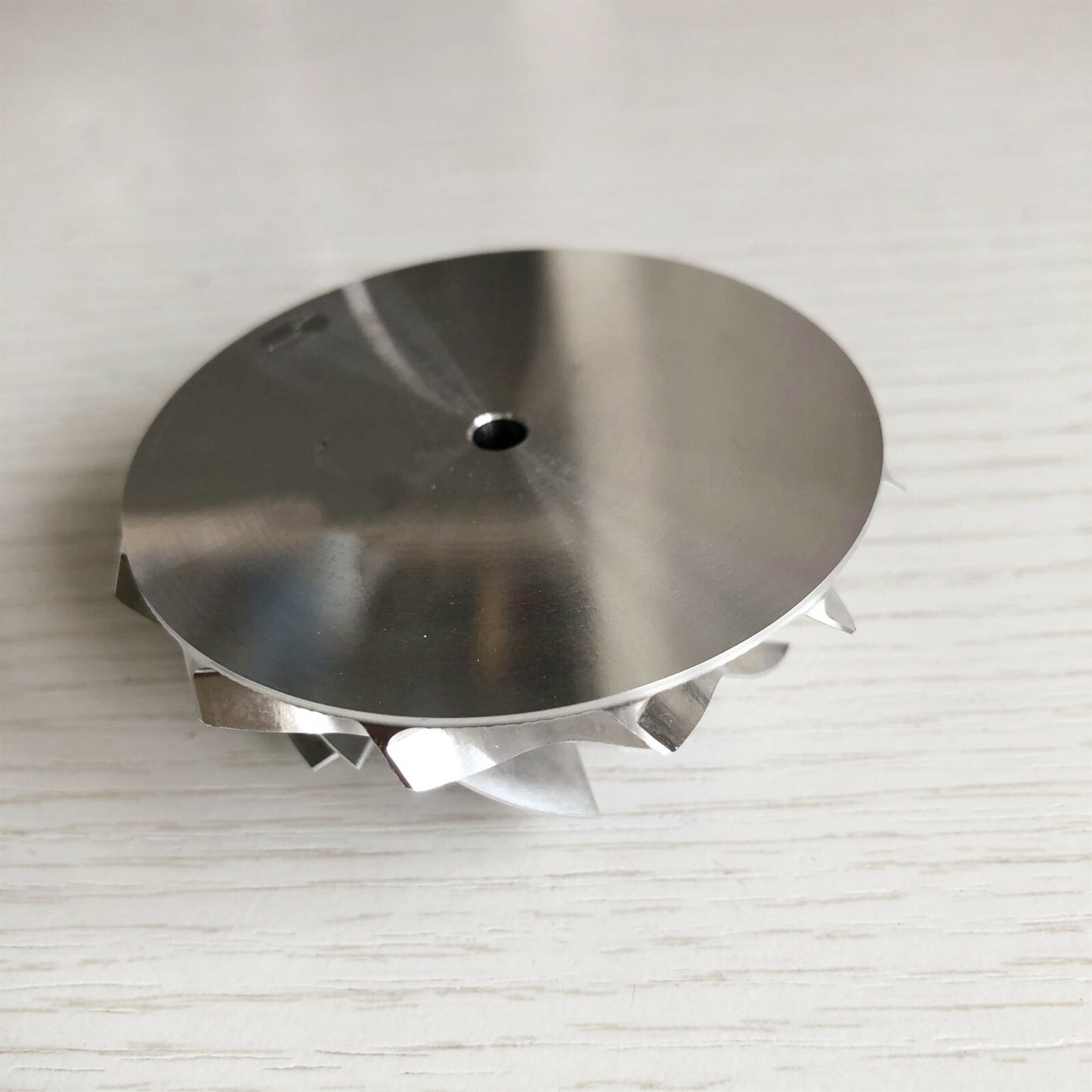 K04 49.52/61.98 mm 6+6 Blade Turbine Milling / Aluminum 2618 / Billet Compressor Wheel