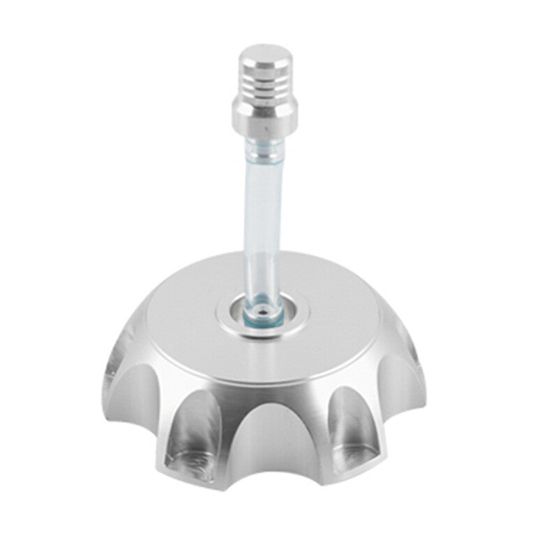 1Fuel Gas Tank Cap Vent Air Valve Breather Tube Pit Dirt Bike Motorcycle Silver