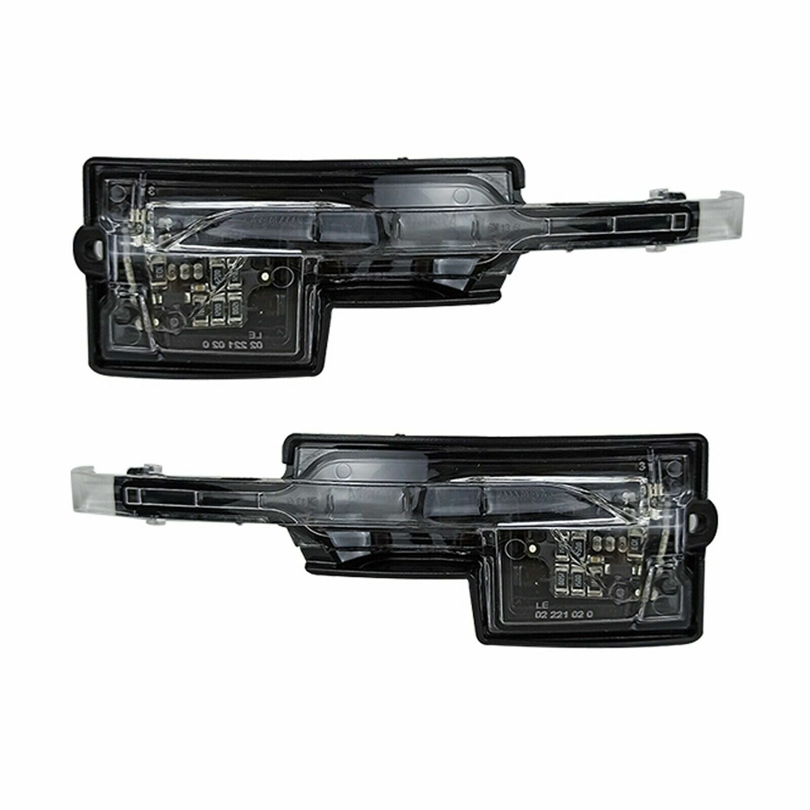 2x Sequential Amber LED Side Mirror Turn Signal Light for Cadillac XTS 13-18 AT