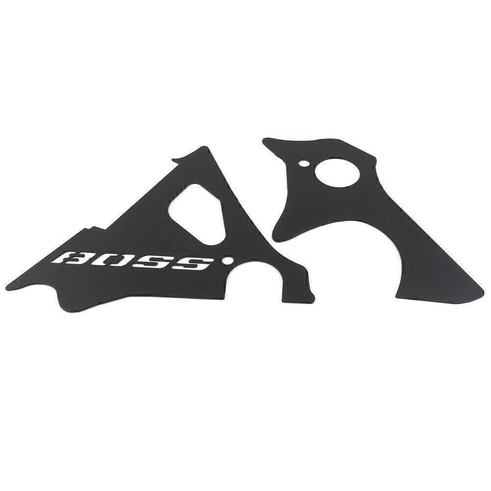 2 Pcs for Suzuki Boulevard M109R Black Engine Side Covers Frame Fillers Keyhole