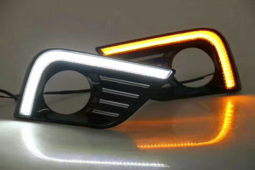 for Nissan Altima 2016-2018 LED Daytime Running Light Turn Signal Fog Lamp 1set