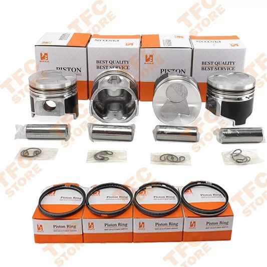 4 set STD Piston  Piston Ring 78mm for KUBOTA V1505 New