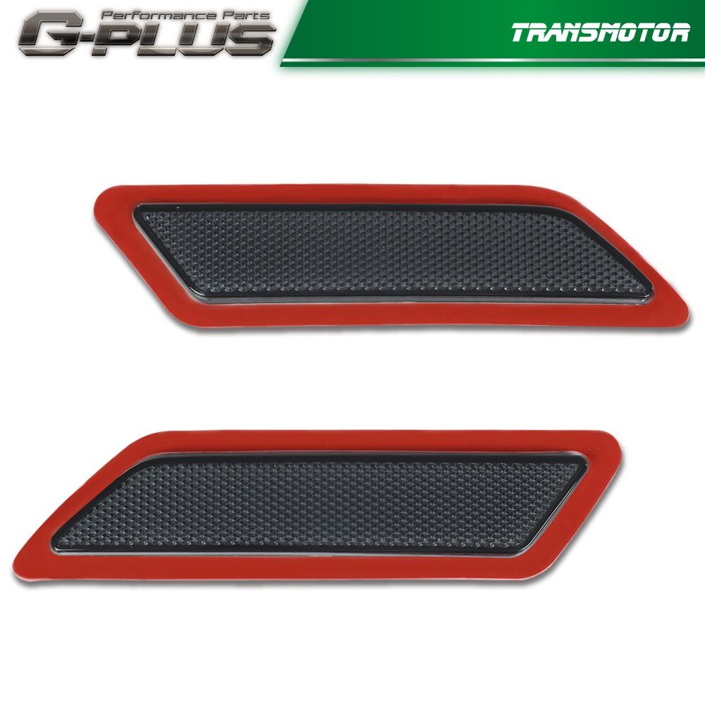 2-Pack Smoked Front Bumper Reflectors for 2012-2015 for BMW F30, F31, 3 Series, 328i, and 335i