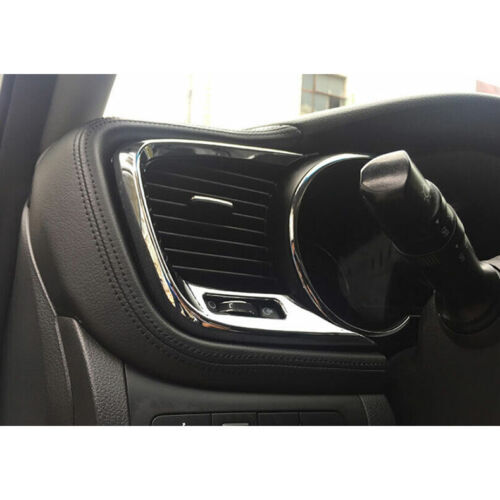 for Kia Optima 2011-2015 Chrome Interior Dashboard Air Outlet Vent Cover Trim 2P