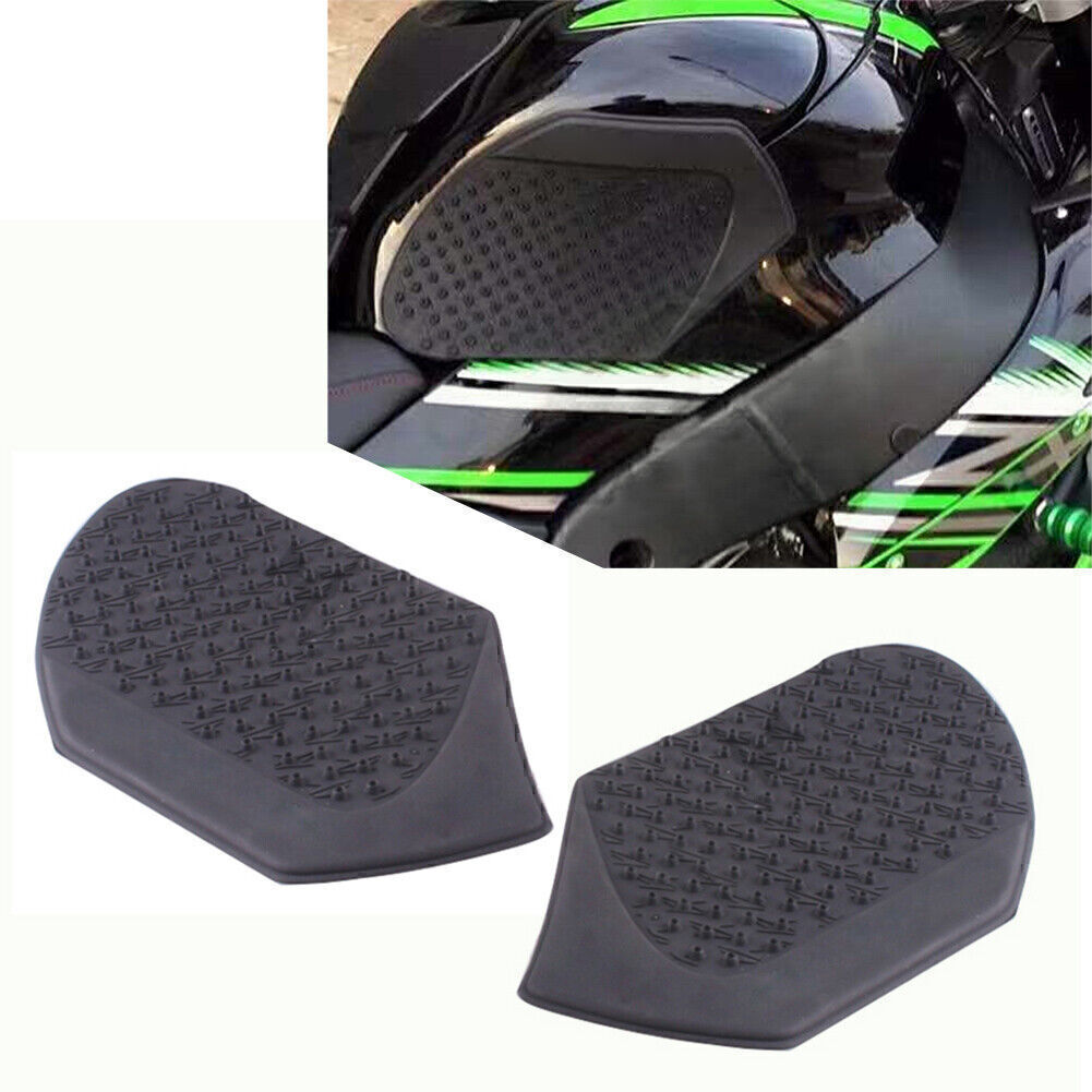 Fit for Kawasaki ZX10R 2011-2014 2012 Black Traction Tank Pads Side Knee Grip