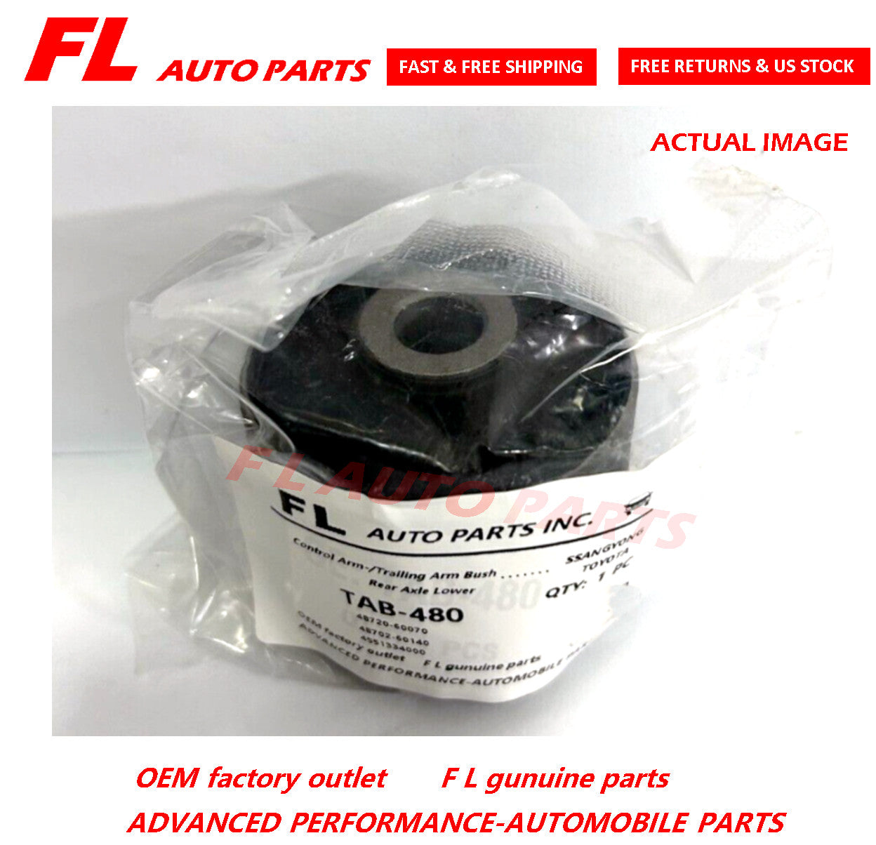 for TOYOTA for LAND CRUISER for Lexus LX570 Rear Bushing 48720-60070 48702-60140 TAB-480
