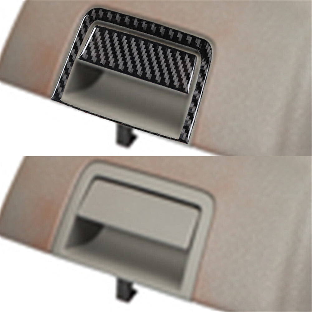 Carbon Fiber Interior Center Console Handle Cover Trim for Ford F-150 FX4 04-08