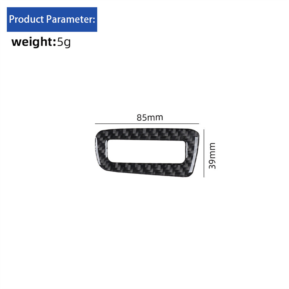 Carbon Fiber Dim Light Control Switch Button Trim for Chevrolet Camaro 2016-2023