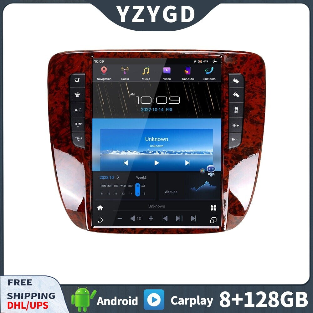 Android for GMC Yukon for Chevrolet Tahoe Silverado 2007-13 Car Radio GPS Screen