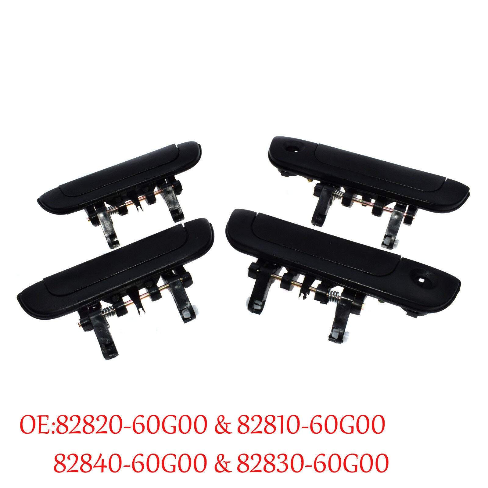For 1995-01 for Suzuki Esteem Baleno 4Pcs Outside Door Handle Front Rear Left Right