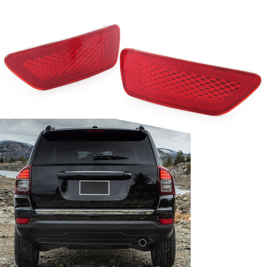 for Jeep Grand Cherokee 2011-202112 13 12x Rear Bumper Reflector Light Lamp
