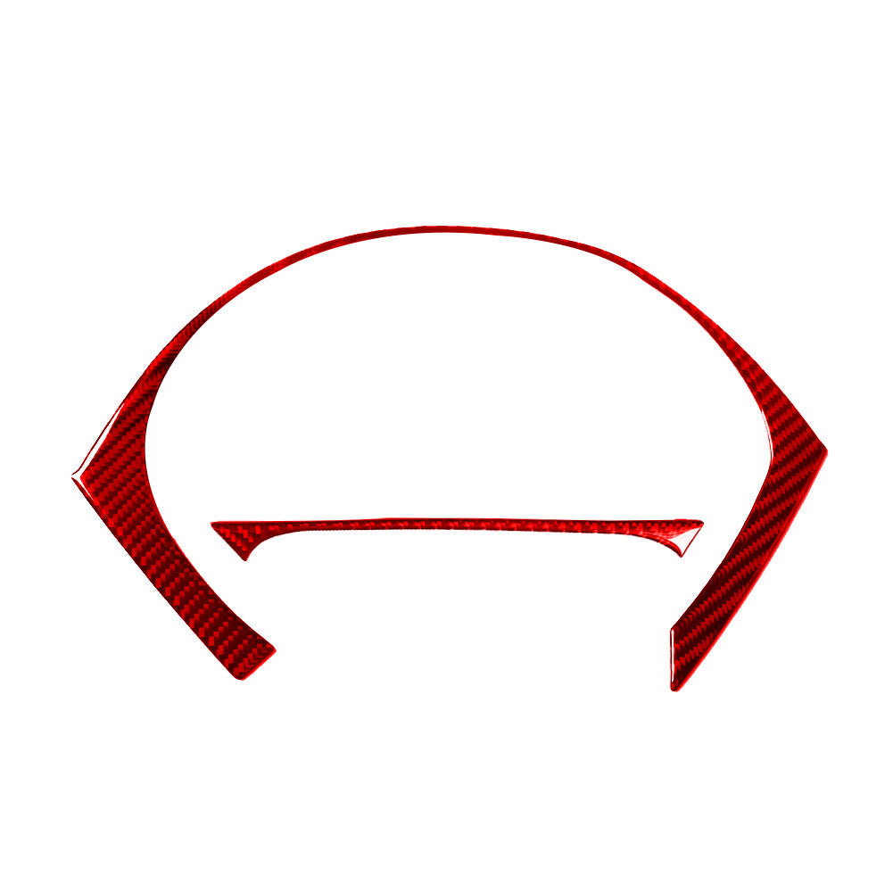 Red for BMW Z4 E89 2009-2016 Carbon Fiber Inner Speedometer Surround Cover Trim