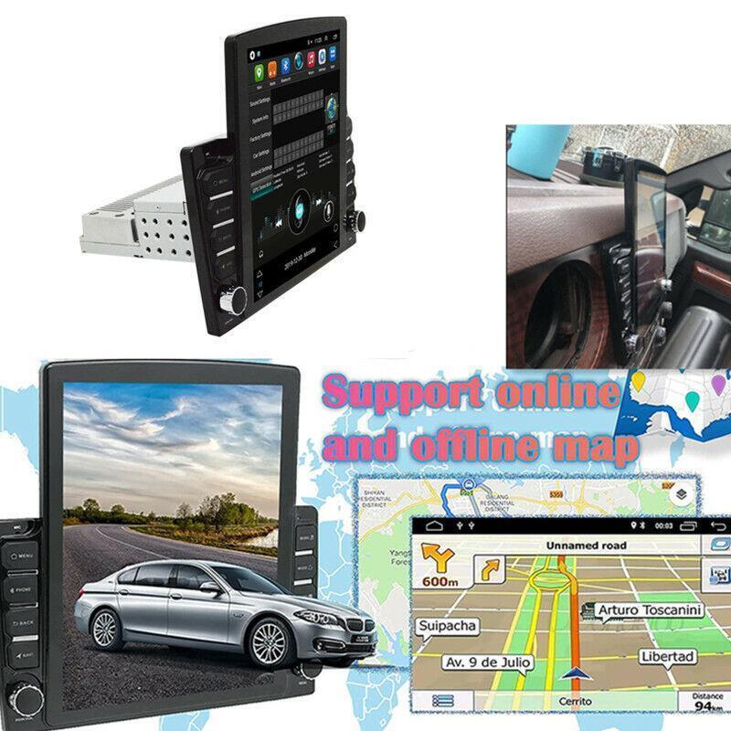 Android Stereo WiFi Player Car Radio GPS Navigation 9.7 Vertical Touchscreen