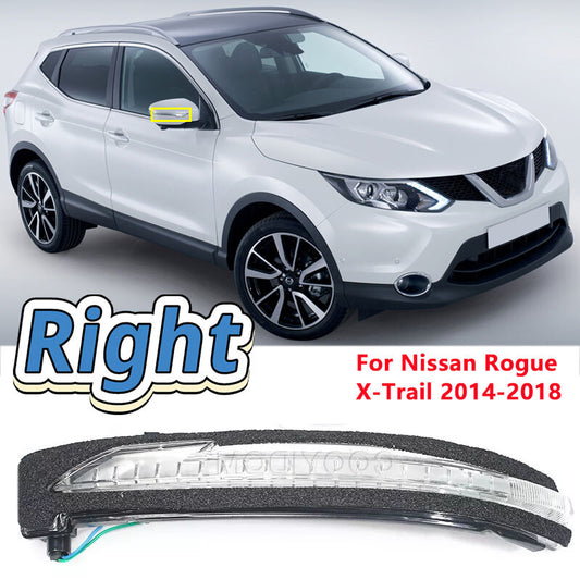 LED turn signals for right-side mirror of 2014-2018 for Nissan Rogue X-Trail