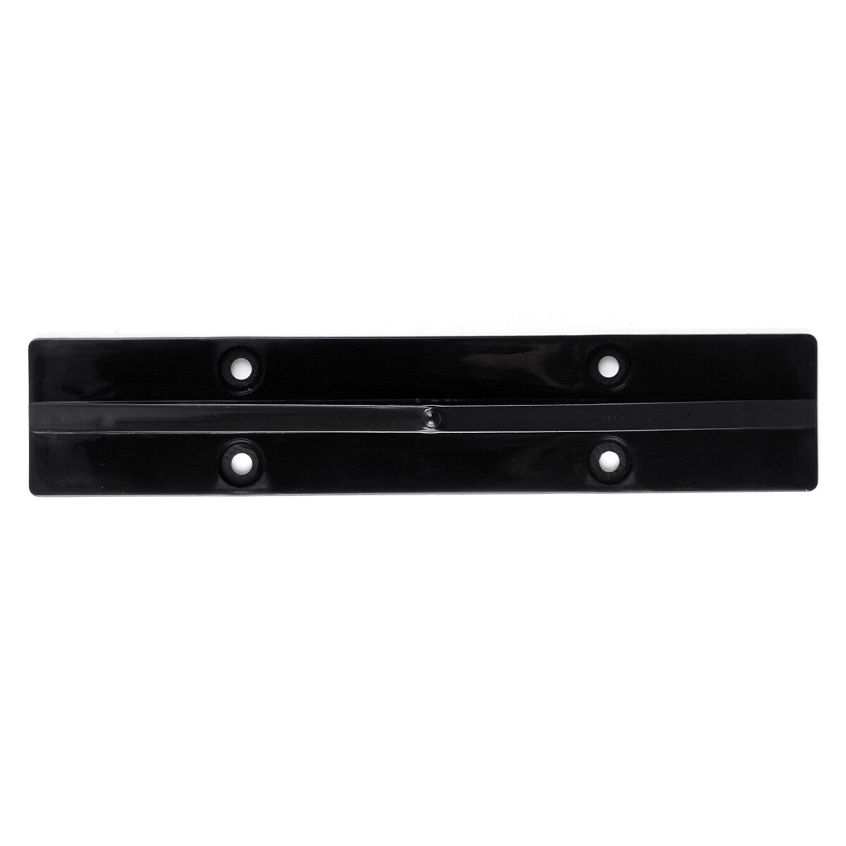 4-Piece Car Rear Bumper Diffuser Shark Fin Kit Boiler Gloss Black Universal