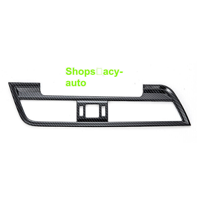 Fit for Audi Q5 2018-24 Carbon Fiber Look Central Console Air Outlet Cover Trim