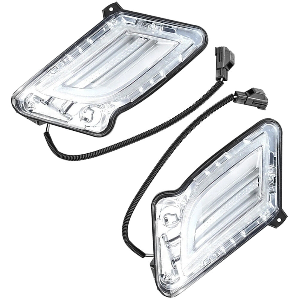 2Pcs Front LED Day Running Indicator Lamp /Light For 2011-2013 S60 Left Right