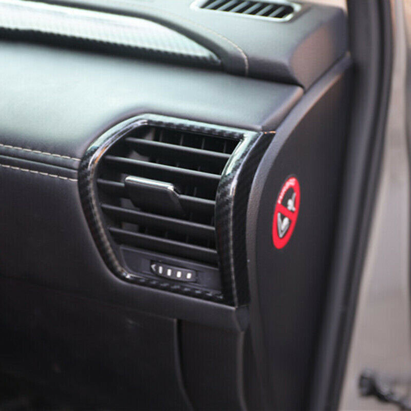 for Lexus NX200t 300 300h 15-21 ABS Carbon Fiber Console Air Outlet Vent Cover3