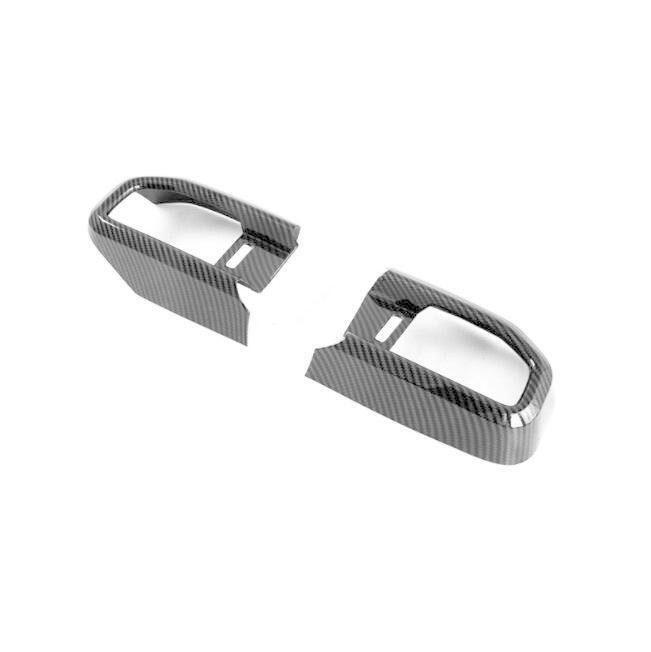 Central Console Air Outlet Vent Trim 2pcs for Ford Explorer 2020-22 Carbon Fiber