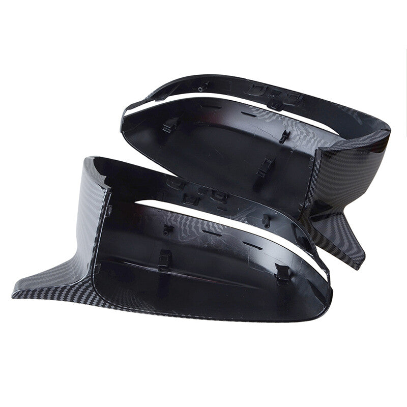 Rearview mirror covers and door flap covers suitable for 2017-2020 for BMW G30 and G20, made of carbon fiber.