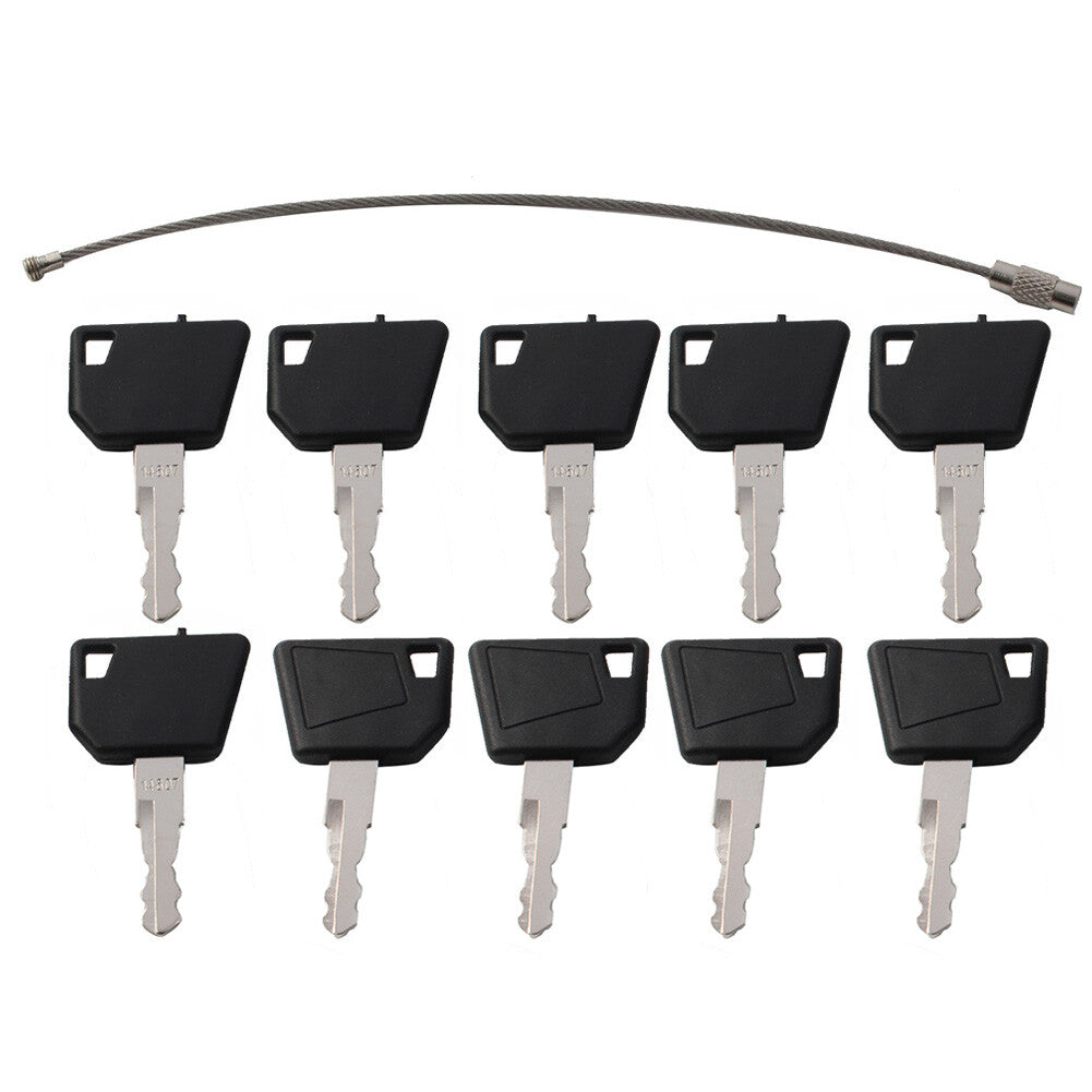 Ignition Keys Fit For JCB 14607 701/45501 for Volvo Bobcat Caterpillar 14607 10pcs