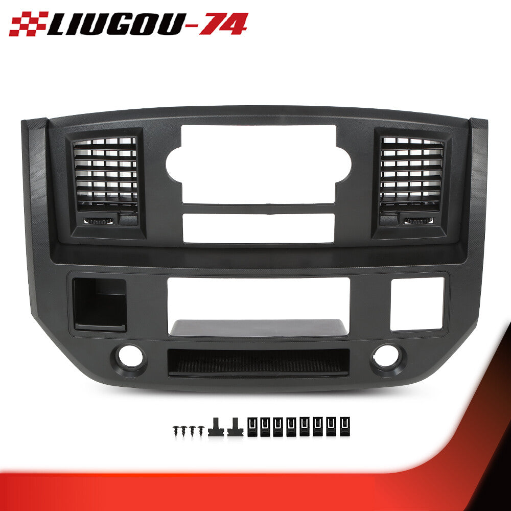 Fits 06-08 for Dodge for Ram Center Dash Trim Dashboard Radio Vent Baffle USA
