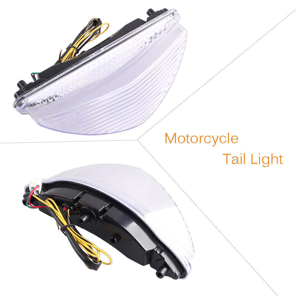 for Yamaha Raider 2008-2010 2009 Clear LED Tail Light Turn Signals