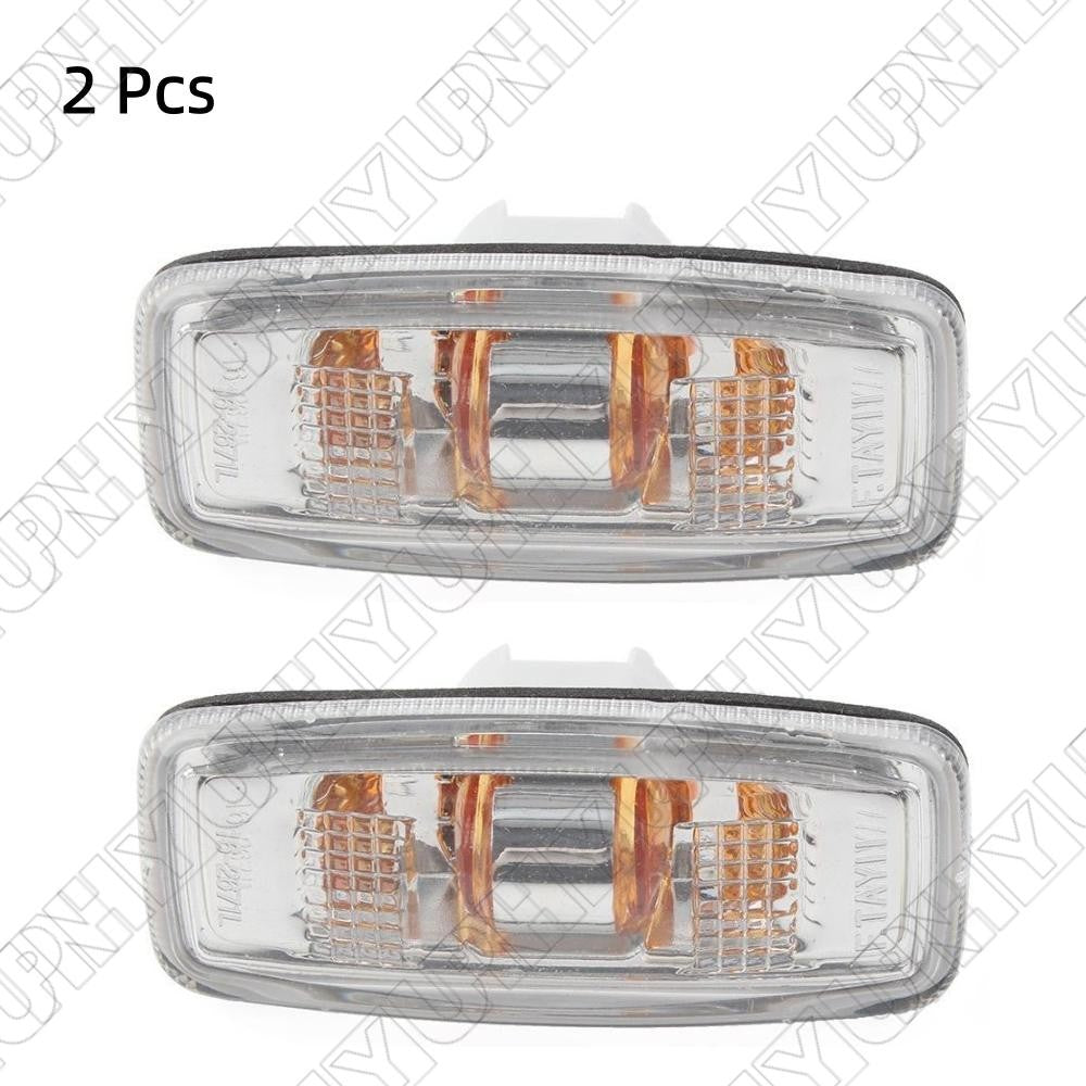 2¡Á Side Marker Light Lens Turn Signal Lamp Cover for Infiniti M35 M45 2006-2007