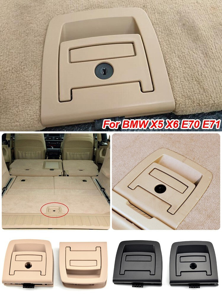 Rear Trunk Tail Cover Bottom Plate Mat Floor Carpet Handle for BMW E70 X5 E71 X6
