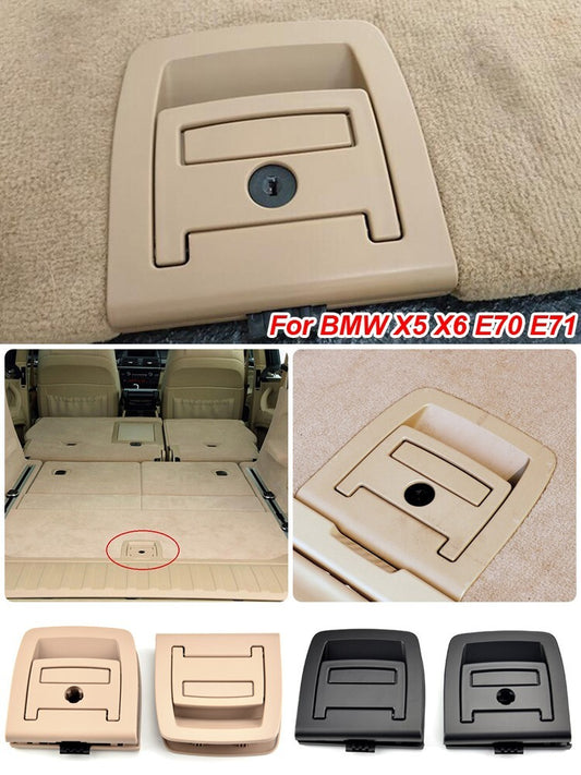 Rear Trunk Tail Cover Bottom Plate Mat Floor Carpet Handle for BMW E70 X5 E71 X6