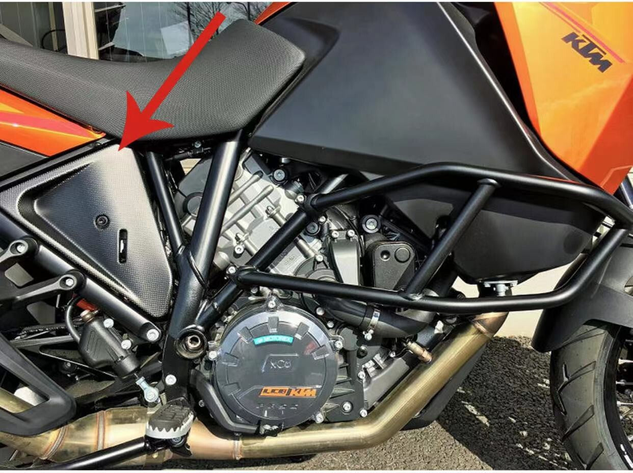 Black Side Heat Insulated covers protection For 1050 1090 1190 1290 Adventure