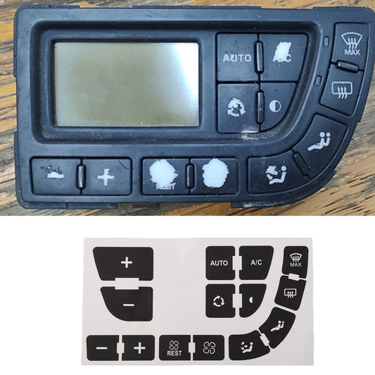 Set of stickers to repair the Clima Buttons for C4 for Grand for Picasso