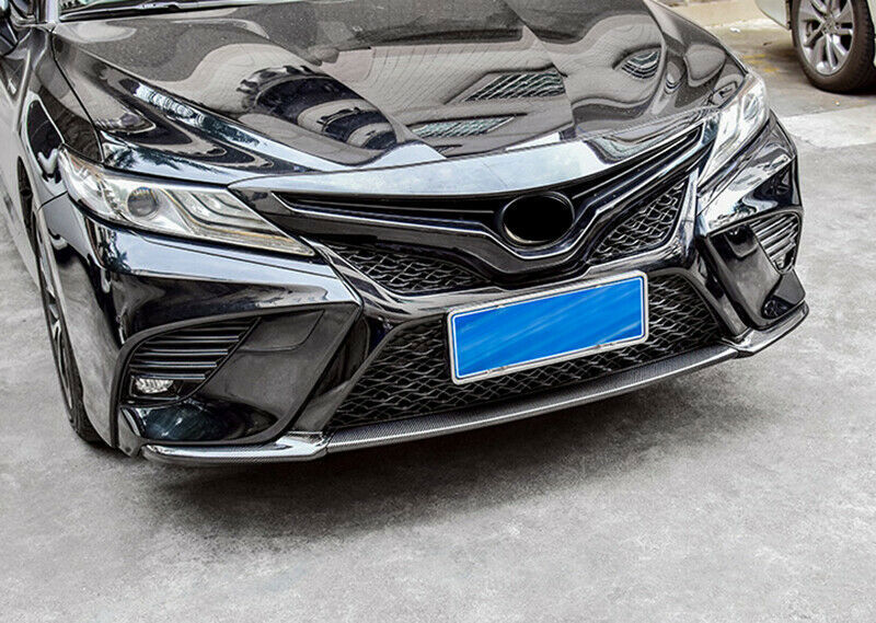 3p for Toyota for Camry SE XSE 2018-20 Carbon fiber Front Bumper Moulding Cover Trim