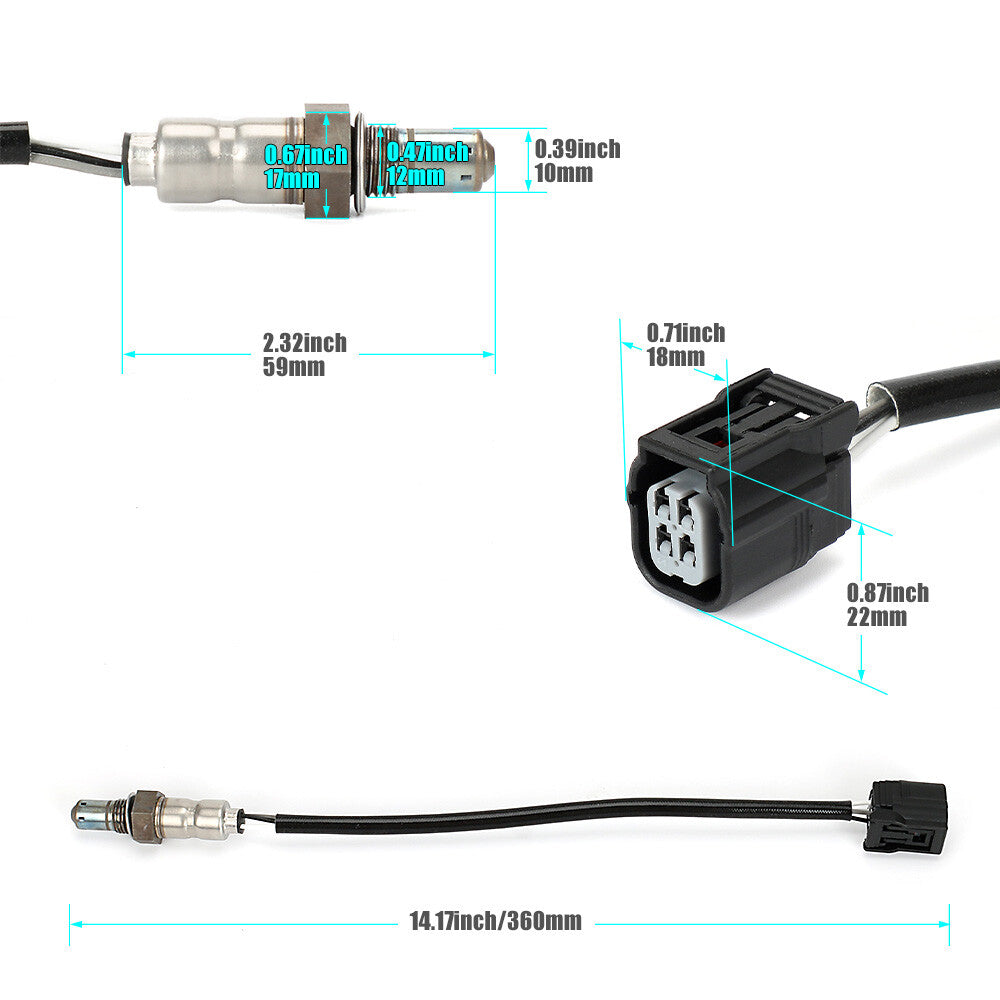 New O2 Oxygen Sensor for Honda Rancher 420 TRX420 36531-Hr3-A22 (2014-2019)