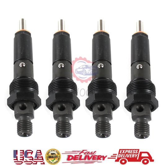 4 Fuel Injectors For Case-IH Skid Steer 1840 1845C Backhoe 580 Super J919331