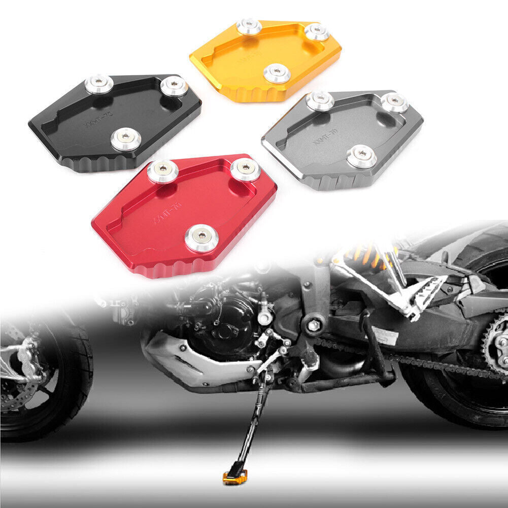 Fit for DUCATI Multistrada 1200/1200S Sidestand Kickstand Extension Stand Plate Pad