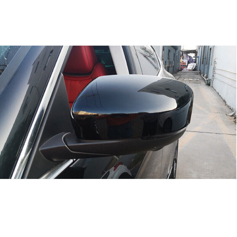 2Chrome Black Exterior Rearview Mirror Cover fit for Maserati for Levante 2016-2021