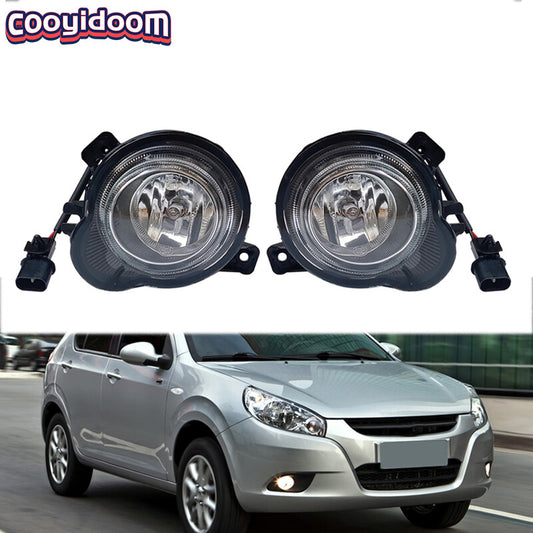 1 Dual front bumper fog lights for JAC J3 automotive styling accessories