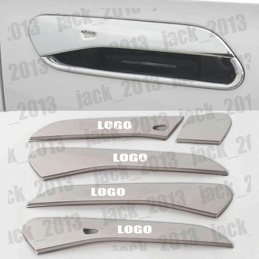 for VW ID.4 ID4 2021-2024 silvery STAINLESS Car Door Side Handle Cover Trim