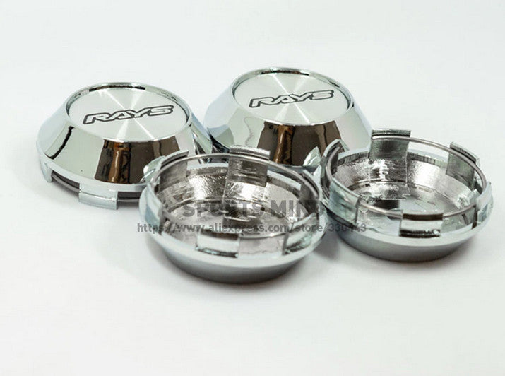 4x68mm light badge wheel center cap hubcap rim cap badge silver chrome-plated