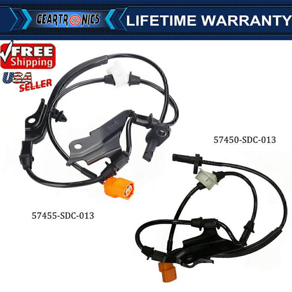 2pcs ABS Speed Sensor Front Right +Left for Honda Accord 03-07 for Acura TSX 2004-0