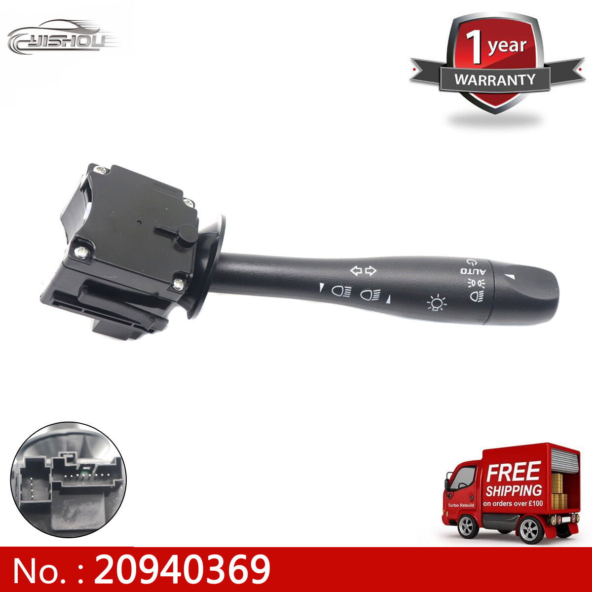 Turn signal switch applicable to 2004-12 for Chevrolet Malibu and 2005-10 for Pontiac G6 20940369