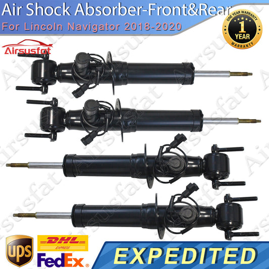 4x for Lincoln for Navigator 2018-2020 FrontRear Shock Absorber Strut Cores w/EDC