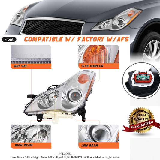 2008 - 2012 Donghua Boy EX35 14-17 QX50 AFS HID Dashan Boy