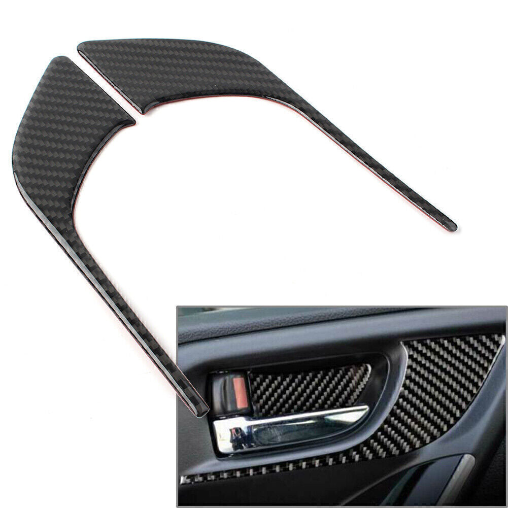 Pair Inner Front Door Handles Cover Trim for Subaru Forester 2013-2018 2017 2016
